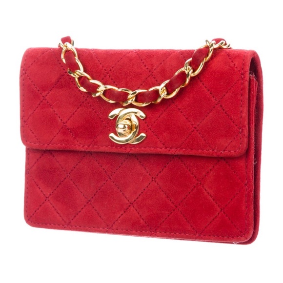 CHANEL Handbags - Red Chanel Mini Bag (RARE!)